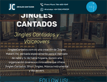 Tablet Screenshot of jinglescantados.com